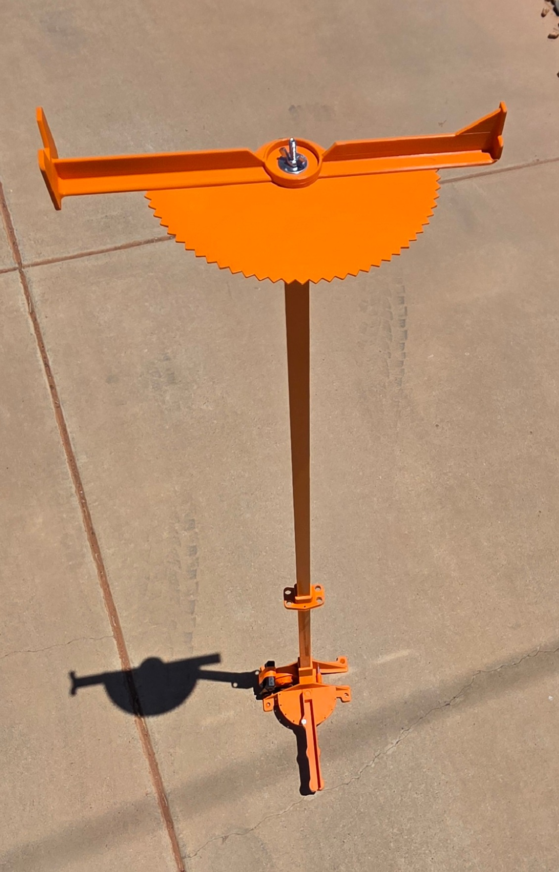 Step 12 — Attach Pole to Compass